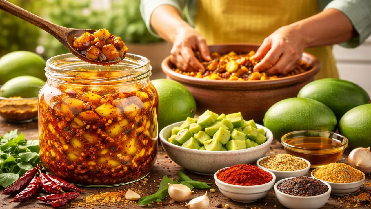 Raw Mango Pickle: घर बैठे बनाएं कच्चे आम का चटपटा अचार, स्वाद ऐसा कि बाजार वाला भी लगे फीका!