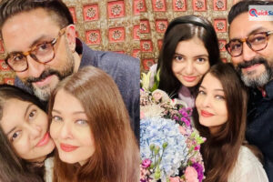 ऐश्वर्या राय ने शादी की 19वीं सालगिरह पर अभिषेक बच्चन के साथ शेयर की तस्वीर, सेल्फी में बेटी भी नज़र आईं