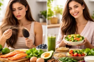 Hair Fall Tips: क्या आप भी हेयर फॉल से हैं परेशान? शैम्पू नहीं अपनी डाइट में शामिल करें ये हेयर सुपरफूड्स