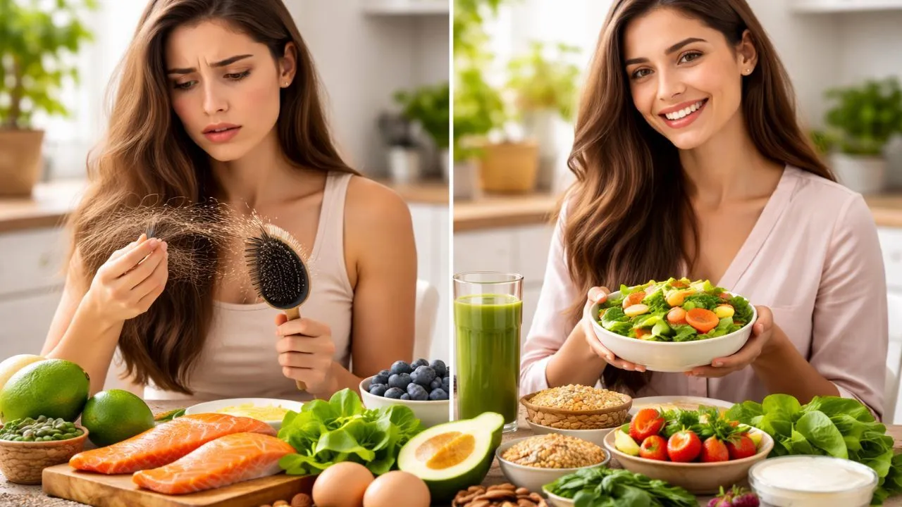 Hair Fall Tips: क्या आप भी हेयर फॉल से हैं परेशान? शैम्पू नहीं अपनी डाइट में शामिल करें ये हेयर सुपरफूड्स