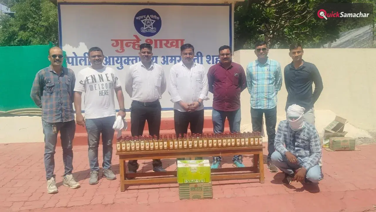 तेल के डिब्बों में छिपाकर रखी थी विदेशी शराब, अमरावती में आरोपी गिरफ्तार​