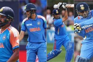 रोहित हैं सचिन से आगे, सहवाग नंबर 1, गिल सातवें स्थान पर; वनडे में सबसे बड़ी पारी खेलने वाले टॉप-8 भारतीय कप्तान​
