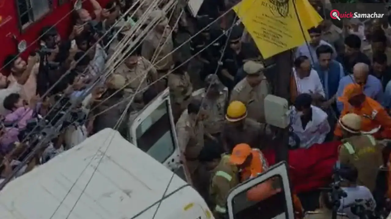लखनऊ कोचिंग अग्निकांड में 13 लोग जिंदा जले, चारों तरफ मची चीख-पुकार, डिप्टी CM मौके पर मौजूद