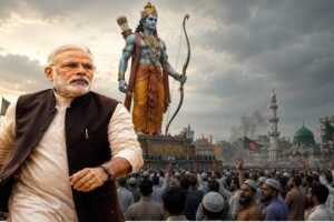 भगवान राम की सबसे ऊंची मूर्ति गिराने टूट पड़ी मुस्लिम भीड़! मोदी लेंगे तगड़ा एक्शन?​
