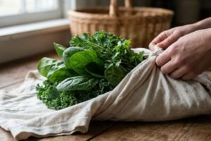 पुरानी T-shirt का ये कमाल का Kitchen Hack बचाएगा पैसा, हफ्तों तक Fresh रहेंगी हरी सब्जियां​