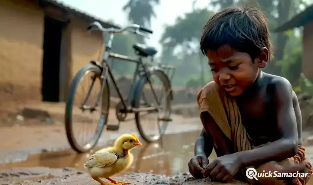 बच्चे ने गलती से चूजे पर चढ़ा दी साइकिल और फिर अस्पताल लेकर पहुंचा, कहा- ‘प्लीज बचा लो इसे बच्चे ने गलती से चूजे पर चढ़ा दी साइकिल और फिर अस्पताल लेकर पहुंचा, कहा- ‘प्लीज बचा लो इसे