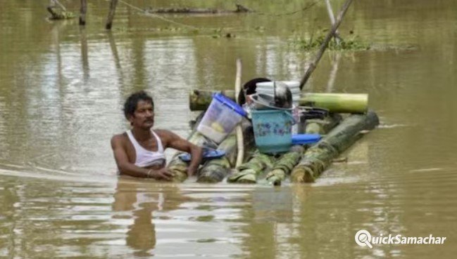 78 मौतों के बाद भी नहीं थमी असम की मुसीबत3 लाख लोग फंसे 78 मौतों के बाद भी नहीं थमी असम की मुसीबत3 लाख लोग फंसे