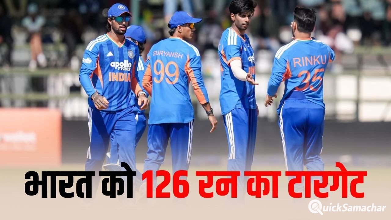 Indzim T20 Match: वैभव ने जमाई पहली फिफ्टी, भारत को 126 रन का टारगेट, मयंक और प्रिंस यादव ने 22 विकेट झटके Indzim T20 Match: वैभव ने जमाई पहली फिफ्टी, भारत को 126 रन का टारगेट, मयंक और प्रिंस यादव ने 22 विकेट झटके