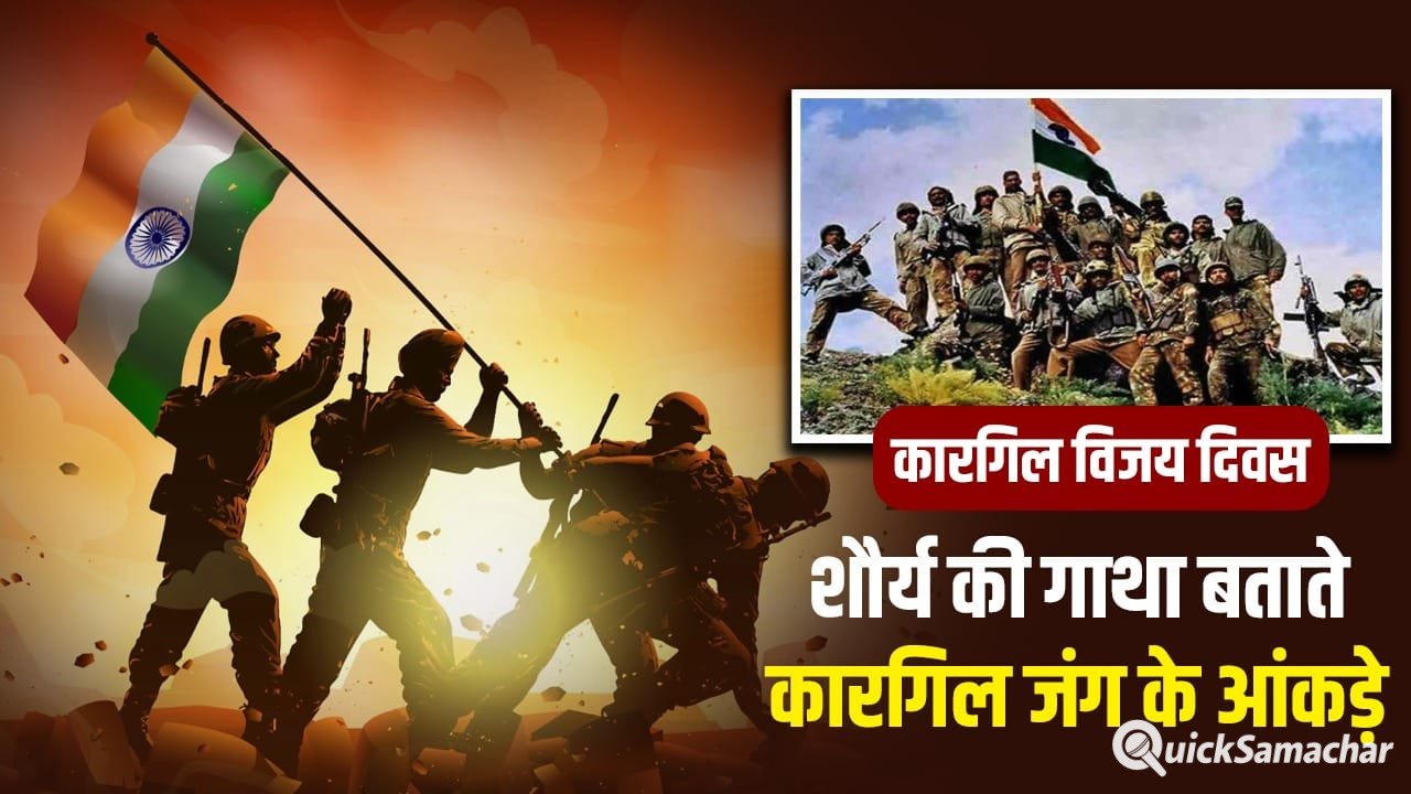 Kargil Vijay Diwas: 527 शहीद, 1300 घायल, 18,000 फीट पर जंग…आंकड़ों से समझें कारगिल युद्ध की कहानी Kargil Vijay Diwas: 527 शहीद, 1300 घायल, 18,000 फीट पर जंग…आंकड़ों से समझें कारगिल युद्ध की कहानी