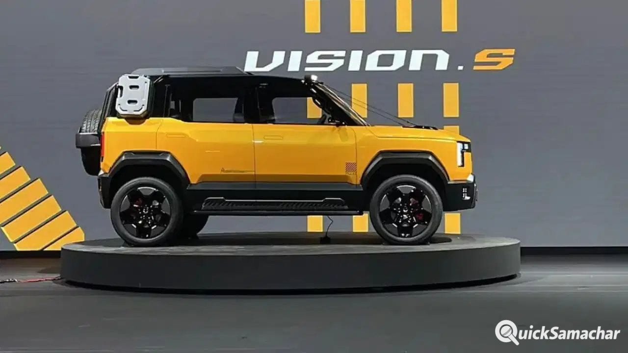 XUV 3XO के बाद Mahindra का नया दांव, दमदार डिजाइन के साथ आएगी Vision S SUV, पंच से होगा मुकाबला XUV 3XO के बाद Mahindra का नया दांव, दमदार डिजाइन के साथ आएगी Vision S SUV, पंच से होगा मुकाबला