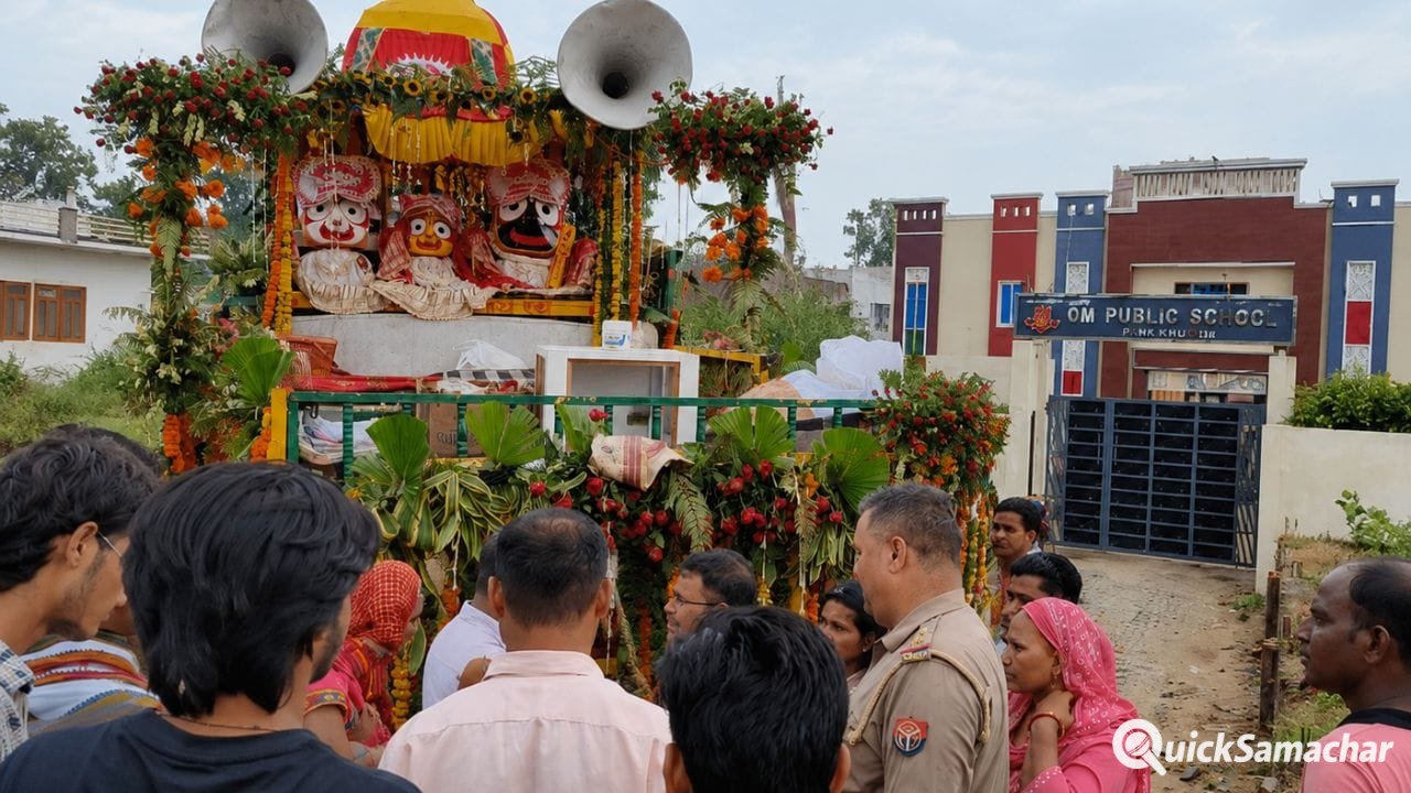 Meerut News: मेरठ में हाईटेंशन लाइन की चपेट में आई जगन्नाथ रथ यात्रा, एक श्रद्धालु की मौत; 9 झुलसे Meerut News: मेरठ में हाईटेंशन लाइन की चपेट में आई जगन्नाथ रथ यात्रा, एक श्रद्धालु की मौत; 9 झुलसे