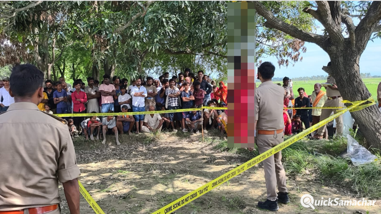 Shravasti News: घर से निकली महिला का शव आम के पेड़ से लटका मिला, गांव में सनसनी Shravasti News: घर से निकली महिला का शव आम के पेड़ से लटका मिला, गांव में सनसनी