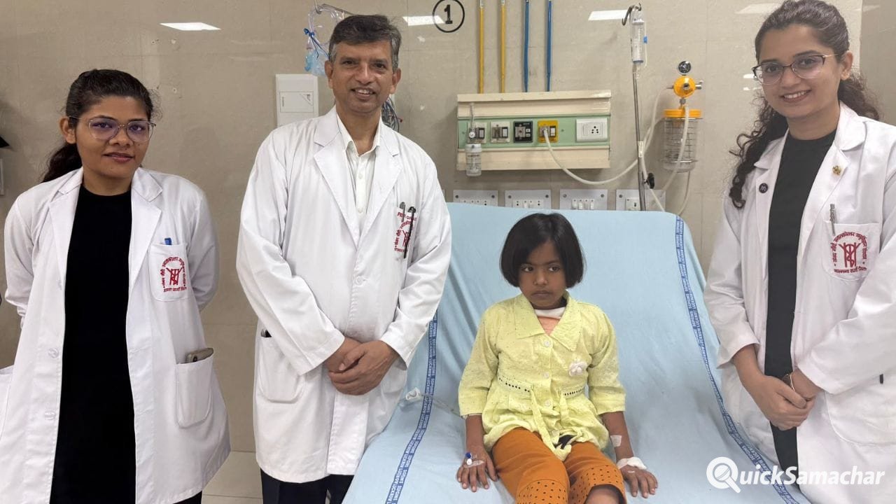 SGPGI के डॉक्टर्स का कमाल… 6 साल की बच्ची की सफल रोबोटिक थायरॉयड सर्जरी SGPGI के डॉक्टर्स का कमाल… 6 साल की बच्ची की सफल रोबोटिक थायरॉयड सर्जरी