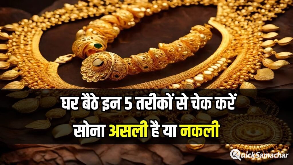 Gold Checking Tips: कहीं नकली सोना तो नहीं ले आए? घर बैठे इन 5 तरीकों से करें जांच