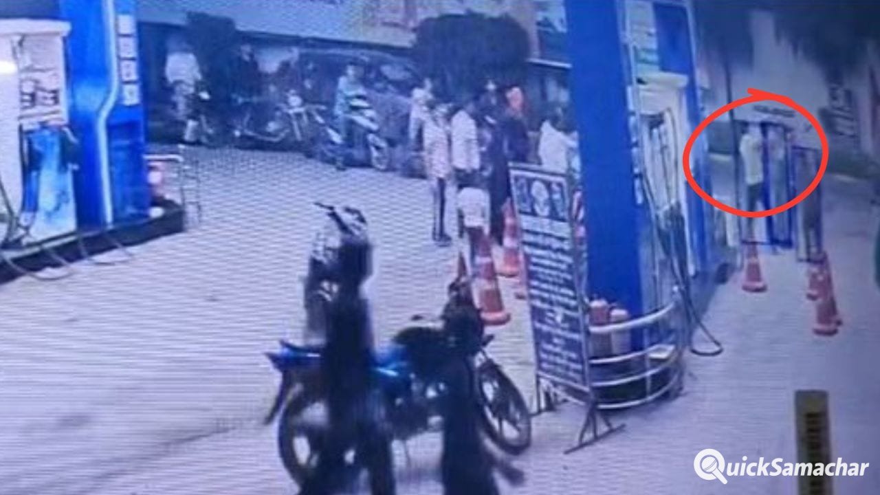 लाइन तोड़ बीच में घुसा, मना किया तो चाबी से फोड़ी आंख... मुरादाबाद पेट्रोल पंप पर खूनी तांडव, CCTV में कैद वारदात