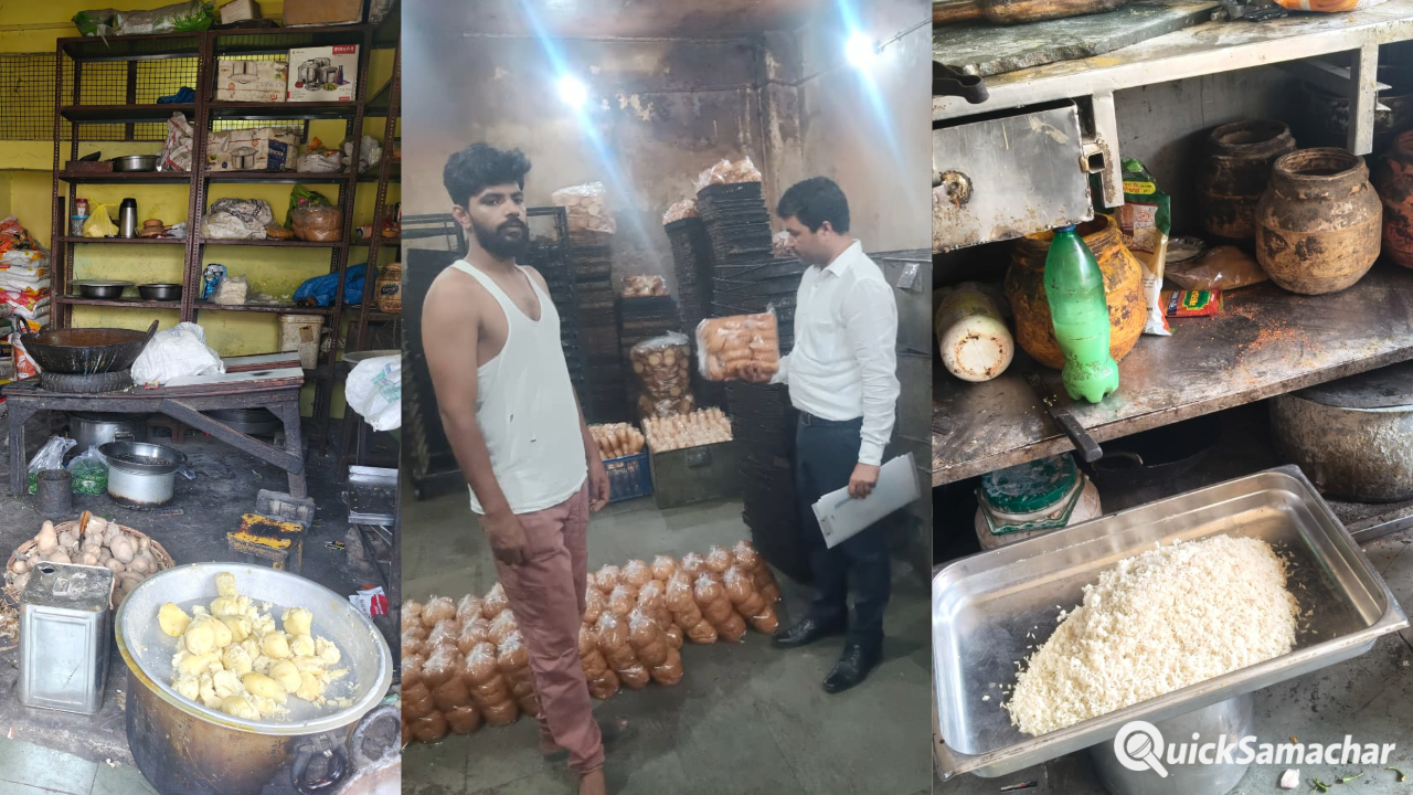 नाले के किनारे समोसाकचौड़ी: गंदगी में बनता मिला केक; कानपुर में खाद्य विभाग की ताबड़तोड़ छापेमारी नाले के किनारे समोसाकचौड़ी: गंदगी में बनता मिला केक; कानपुर में खाद्य विभाग की ताबड़तोड़ छापेमारी