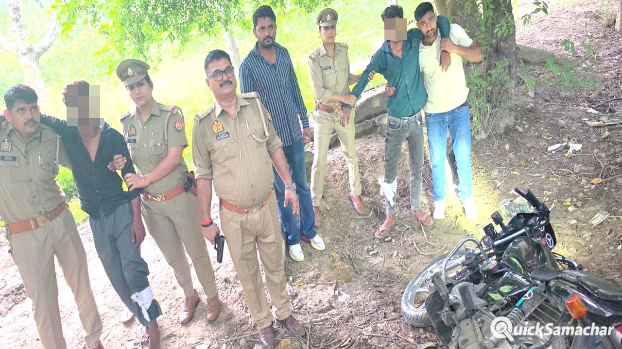 सीतापुर में पुलिस मुठभेड़: चेन स्नेचिंग के दो आरोपी पैर में गोली लगने से घायल, गिरफ्तार सीतापुर में पुलिस मुठभेड़: चेन स्नेचिंग के दो आरोपी पैर में गोली लगने से घायल, गिरफ्तार
