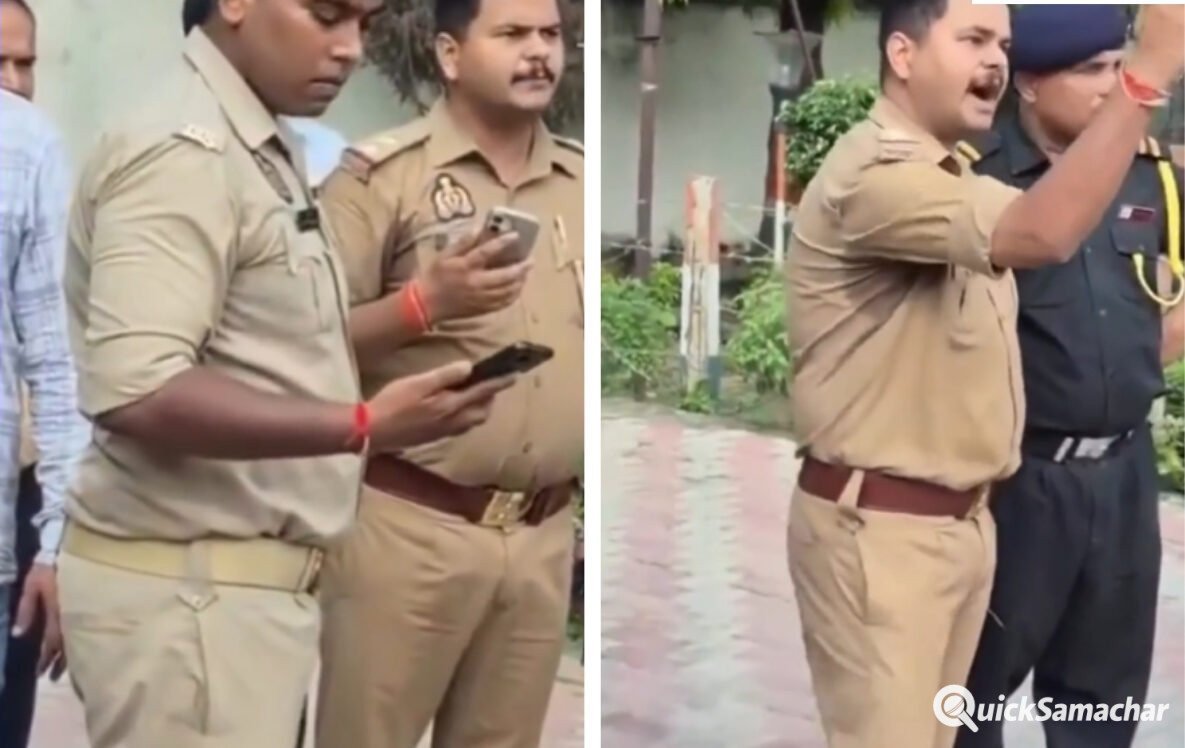 ‘ठंडा कर दूंगा ठंडा’, छात्रों की गर्मी मिटाने के लिए गुंडागर्दी पर उतरे पुलिस अधिकारी; देखें सरेआम धमकाने का वीडियो